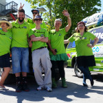 Das Team im Foto mit Namen - am Starttag Team RallyeViators aus Konstanz bei der Allgäu-Orient-Rallye 2015 nach Amman, Jordanien