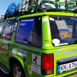 Mädelsauto- Team RallyeViators aus Konstanz bei der Allgäu-Orient-Rallye 2015 nach Amman, Jordanien