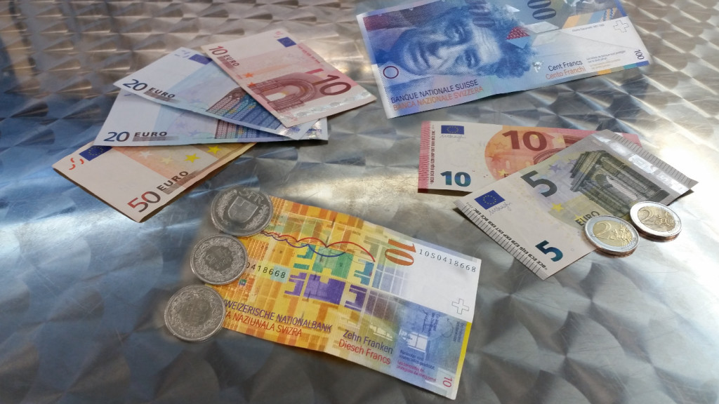 Euro, Schweizer Franken, Währung, Wechselkurs, € - CHF