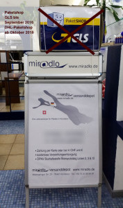 miradlo Versanddepot, jetzt mit integriertem Paketshop, um Pakete zu versenden in Konstanz