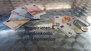Gratis registrieren, Kundenkonto kostenlos - miradlo Versanddepot, Lieferadresse Konstanz