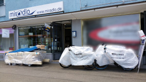 miradlo Versanddepot, die Lieferadresse in Konstanz, auch für Rutschen und Fahrräder