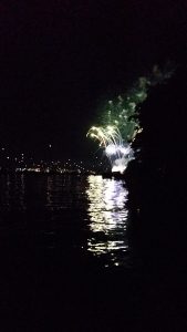 Seenachtsfest Konstanz - vom See aus betrachtet - Bodensee und Innenstadtsperrung - miradlo ab 18 Uhr geschlossen